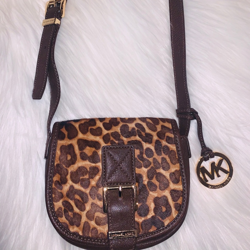 Michael Kors Leopard Cheetah Crossbody Bag